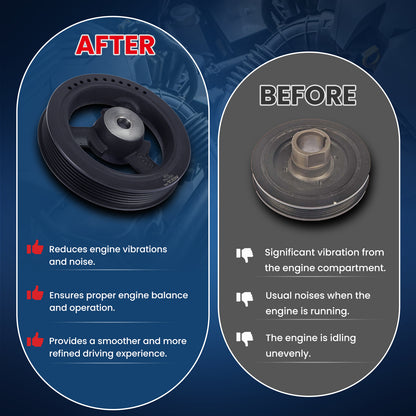 MOCA Engine Harmonic Balancer - HBA784