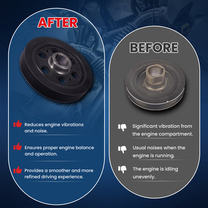 MOCA Engine Harmonic Balancer - HBA844
