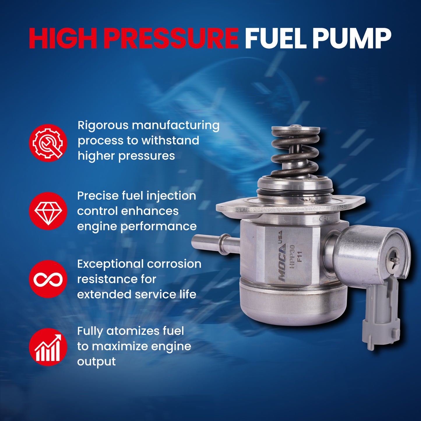 MOCA Direct Injection High Pressure Fuel Pump - HPP30