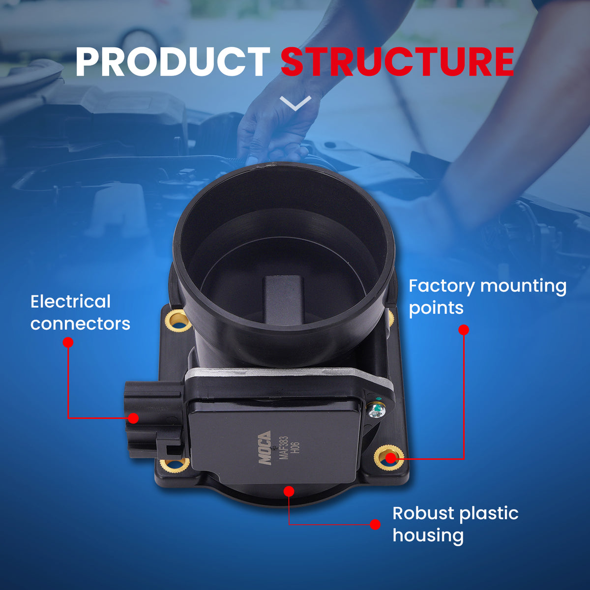 MOCA Mass Air Flow Sensor - MAF383