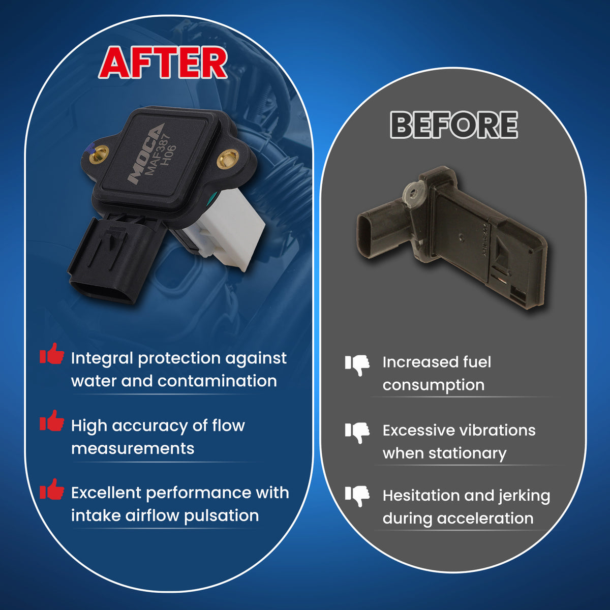 MOCA Mass Air Flow Sensor - MAF387