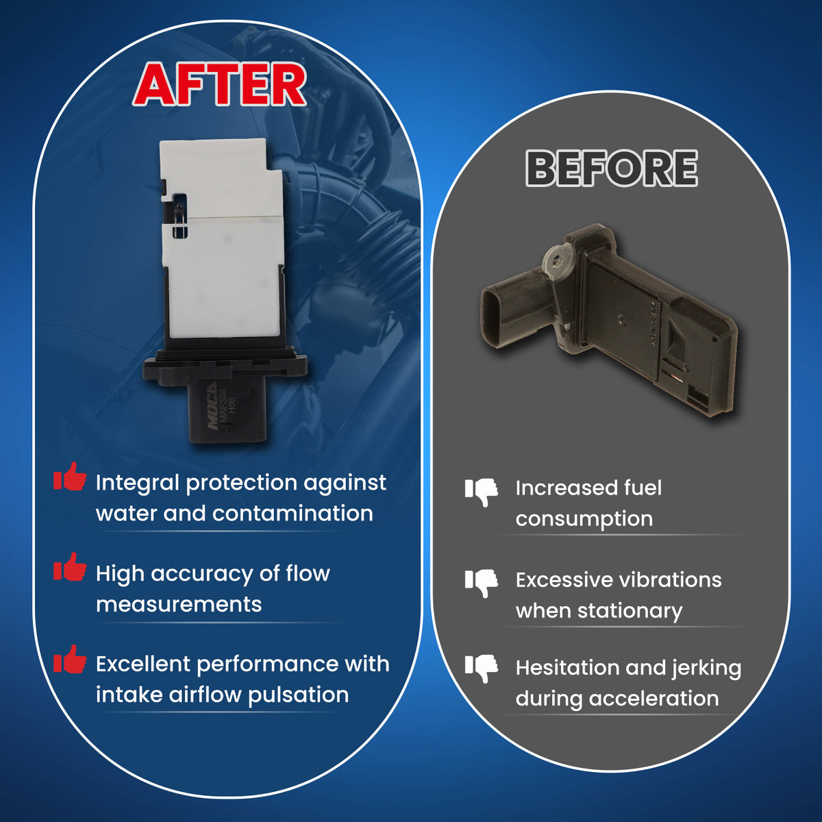 MOCA Mass Air Flow Sensor - MAF388