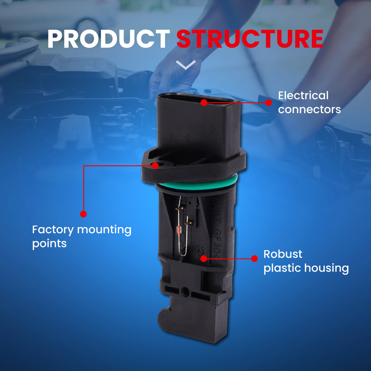 MOCA Mass Air Flow Sensor - MAF396