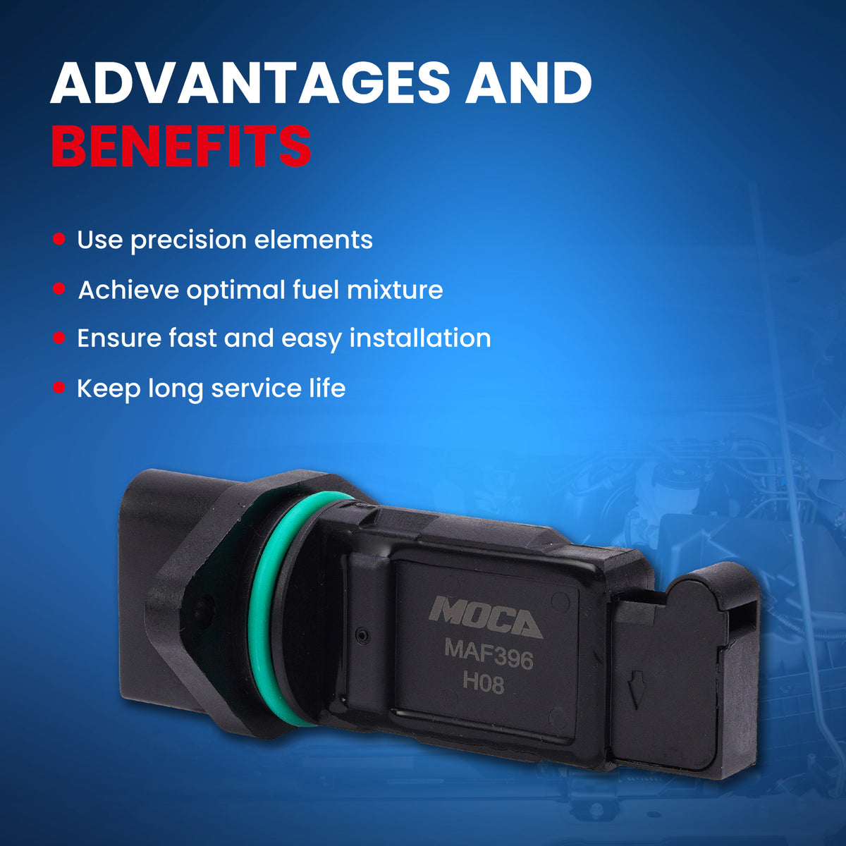 MOCA Mass Air Flow Sensor - MAF396