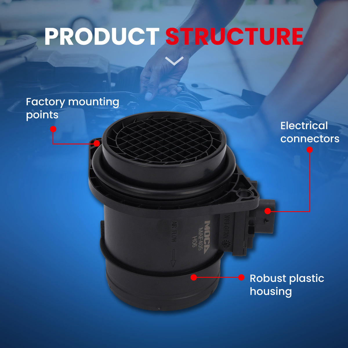MOCA Mass Air Flow Sensor - MAF405
