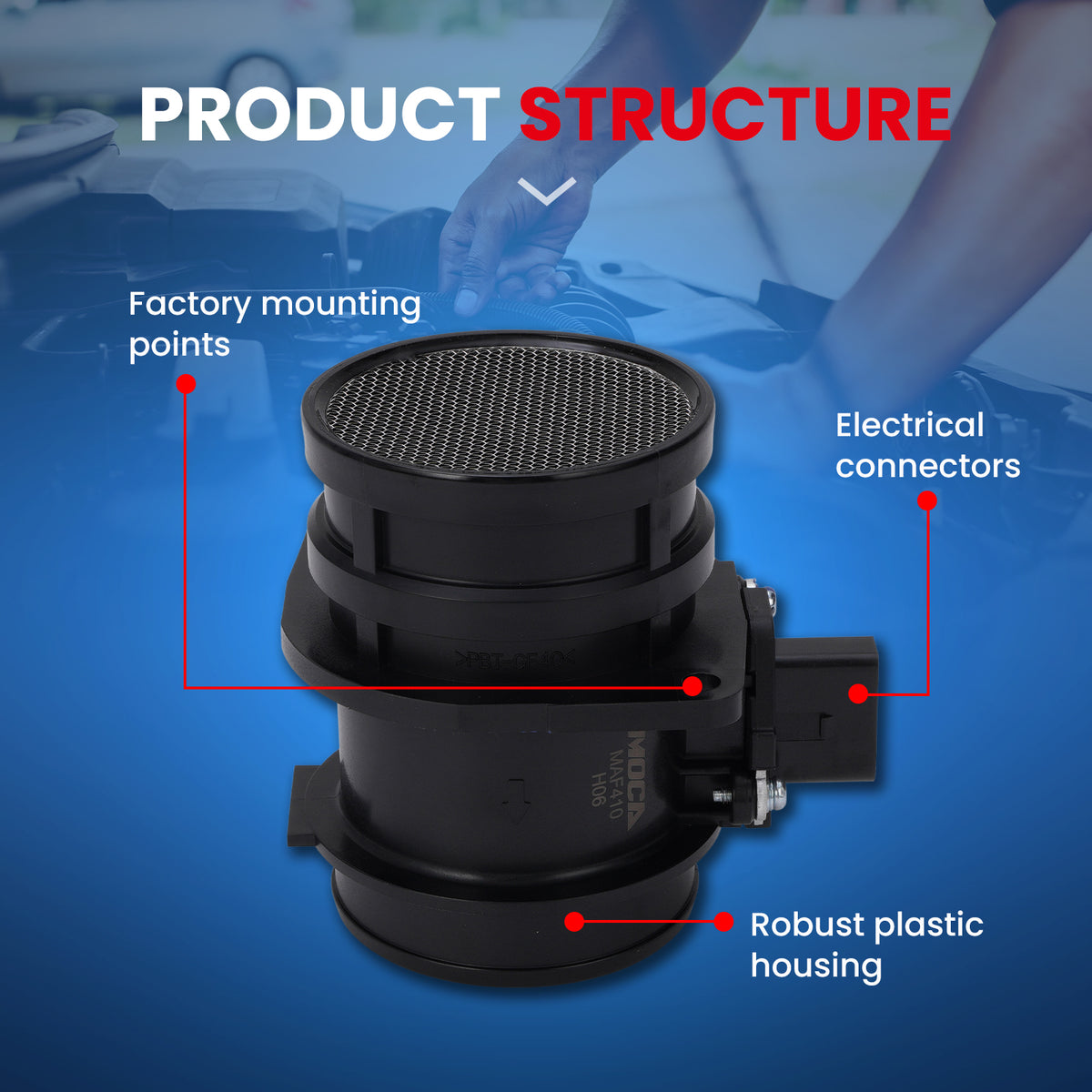 MOCA Mass Air Flow Sensor - MAF410