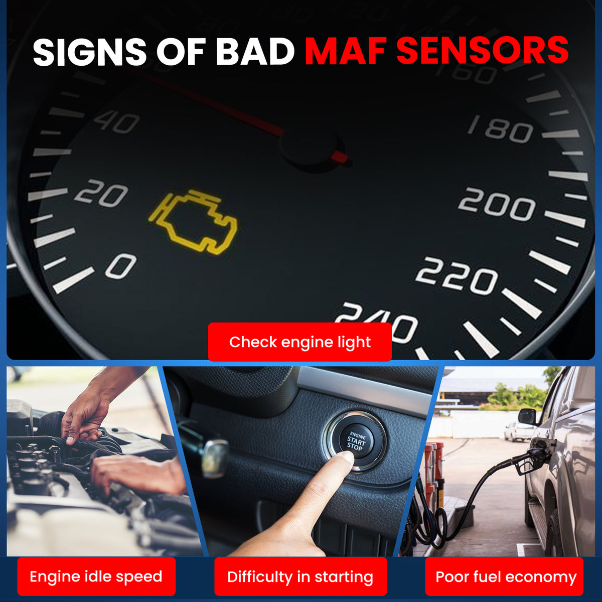 MOCA Mass Air Flow Sensor - MAF414