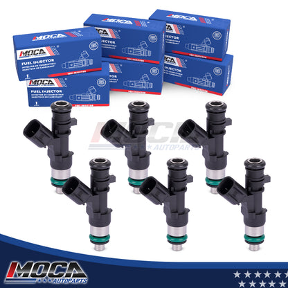 MOCA 6x Fuel Injectors FJ612 Fit for 2007-2011 Dodge Nitro 4.0L & 2004-2010 Chrysler Sebring 2.7L & 2005-2010 Chrysler 300 2.7L 3.5L