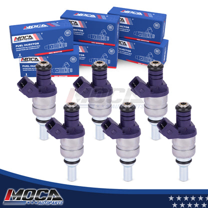MOCA 6x Fuel Injectors FJ663 Fit for 2001-2004 BWM 330Ci 330i 330xi & 2001-2006 BWM X5 3.0L