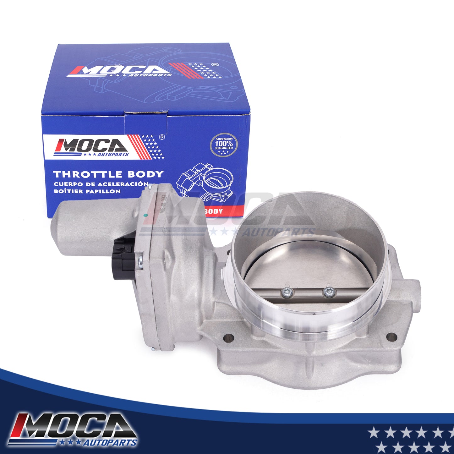 Cuerpo del acelerador MOCA compatible con Pontiac GTO 6.0L 2005-2006 y Chevrolet Corvette 6.0L 2005-2007 y Chevrolet Corvette 7.0L 2006-2008
