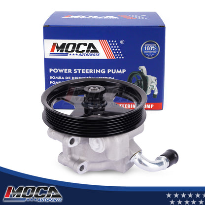 MOCA Power Steering Pump Fit for 2008-2010 Ford F-250 F-350 Super Duty 5.4L