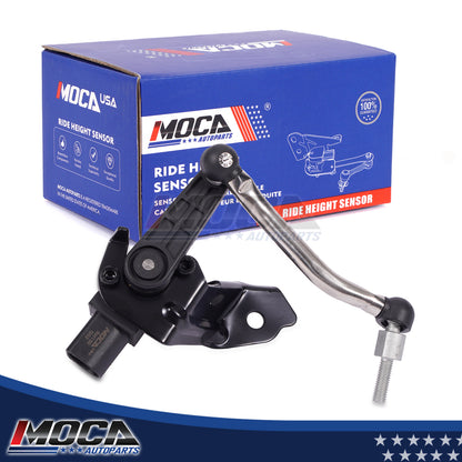 Sensor de altura de nivelación de suspensión MOCA V10-72-0150 delantero izquierdo. Compatible con Audi A5 Quattro 2.0L 2010-2017, Audi S5 3.0L 2010-2017 y Audi A4 Quattro 2.0L 2009-2016.