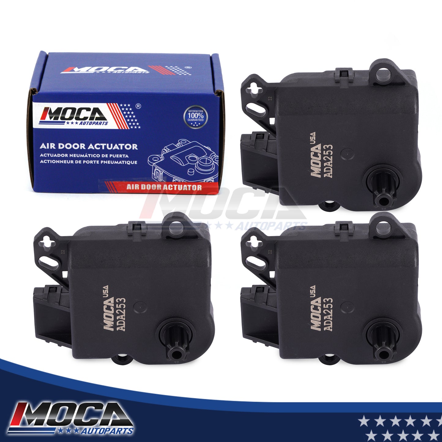 MOCA 3x 604-253 HVAC Heater Air Blend Door Actuator Fit for 2008-2010 Ford Taurus & 2009-2010 Lincoln MKS & 2008-2009 Mercury Sable