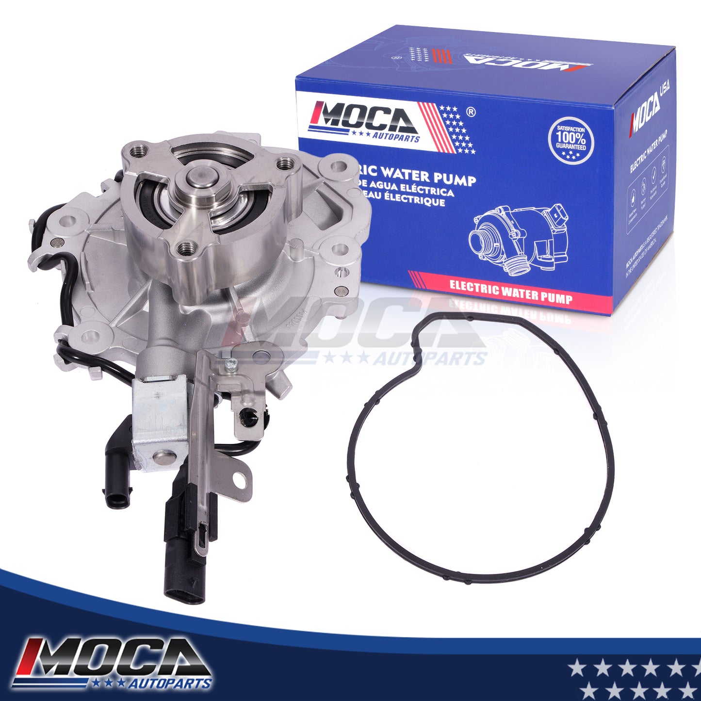 MOCA 114-2110 Electric Engine Water Pump Fit for 2020-2023 Land Rover Range Rover Evoque 2.0L & 2020-2023 Land Rover Discovery Sport 2.0L