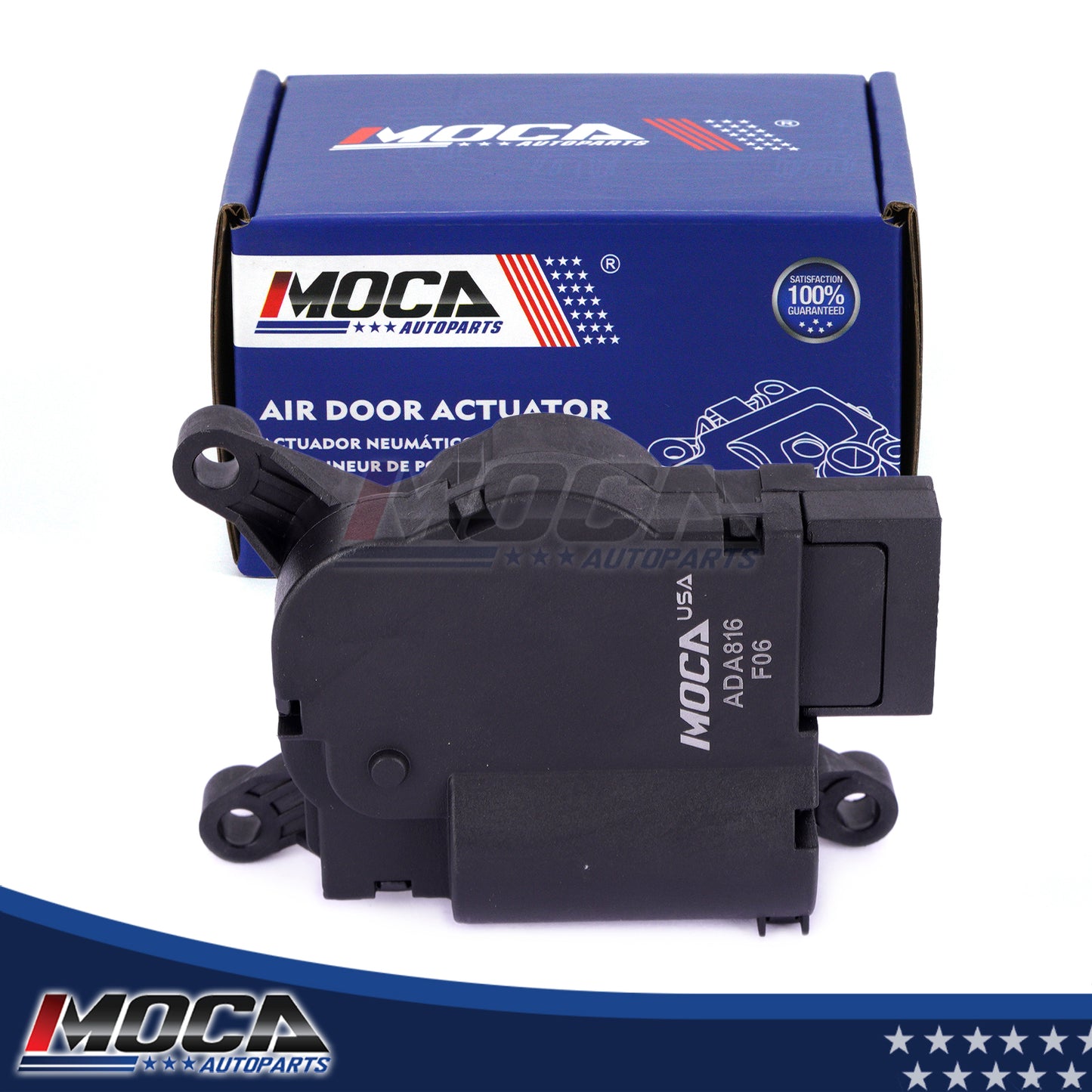 Actuador de puerta de mezcla de aire del calentador MOCA 604-816 HVAC apto para Audi Q3 2014-2018 y Volkswagen CC 2012-2017 y Volkswagen Tiguan 2012-2017