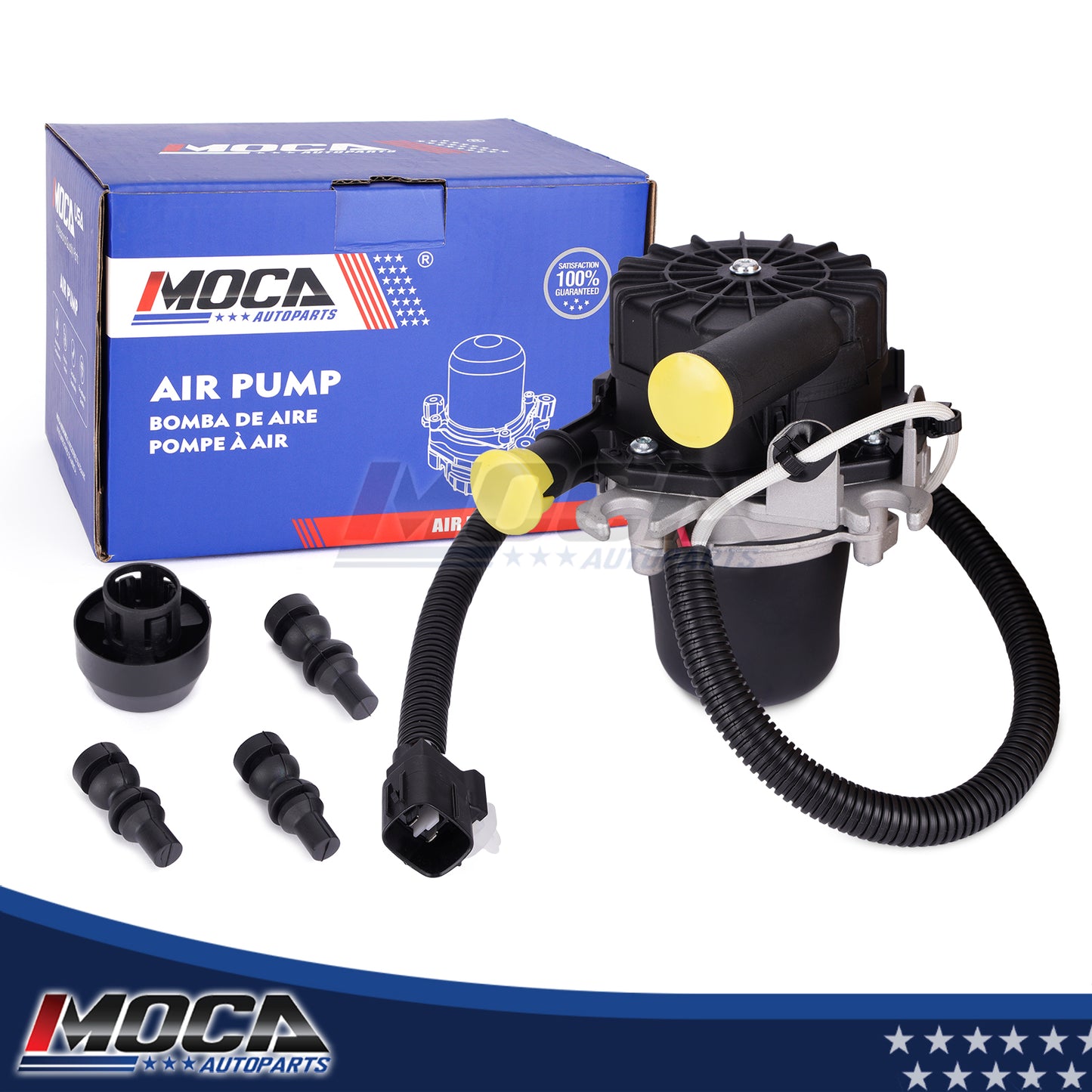 Bomba de inyección de aire secundaria MOCA AIP35 compatible con Lexus LX570 5.7L (2015-2021) y Toyota Sequoia 5.7L (2012-2022) y Toyota Tundra 5.7L (2012-2021)