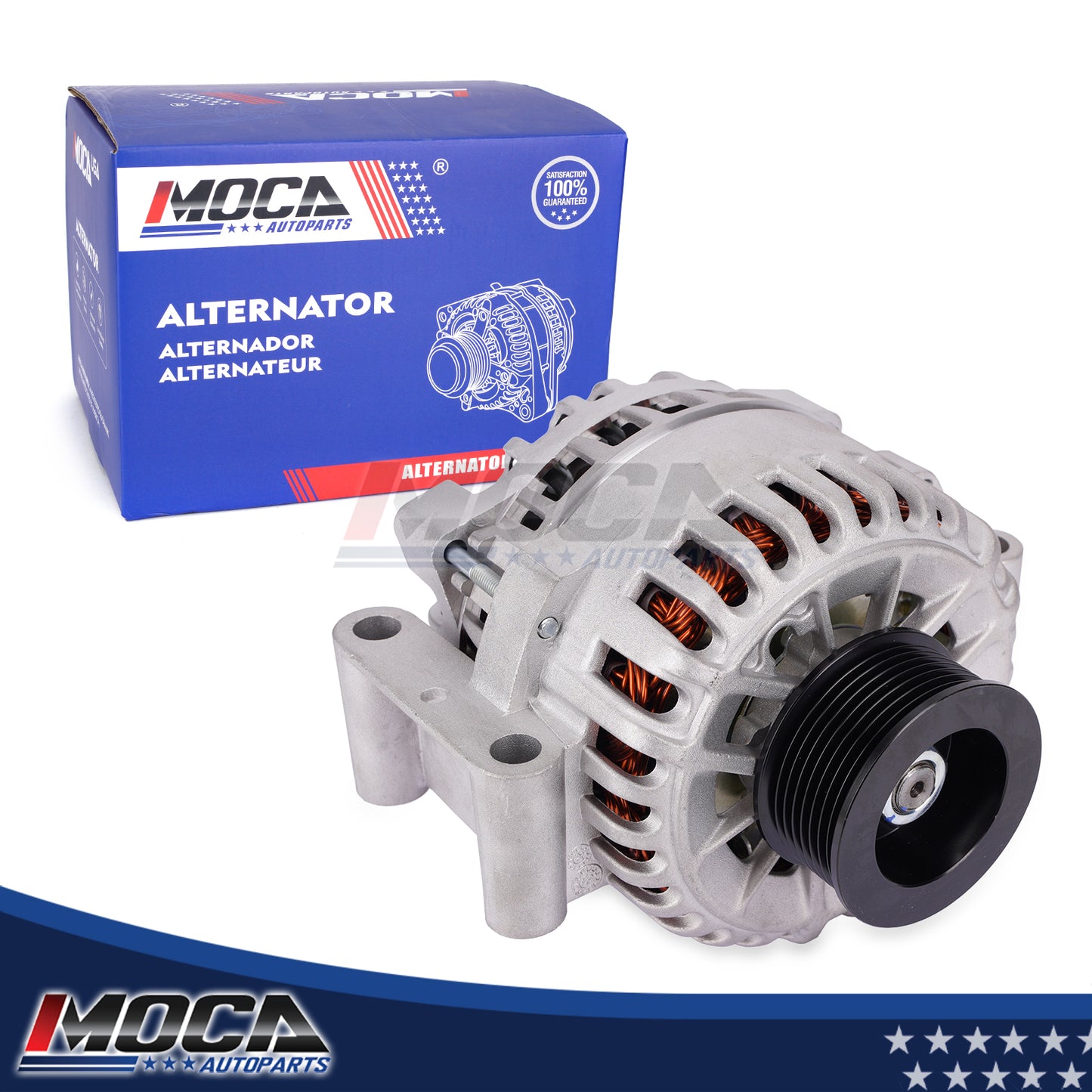 MOCA N8478 Alternator Fit for 2005-2007 Ford F-250 F-350 F-450 F-550 Super Duty 6.0L