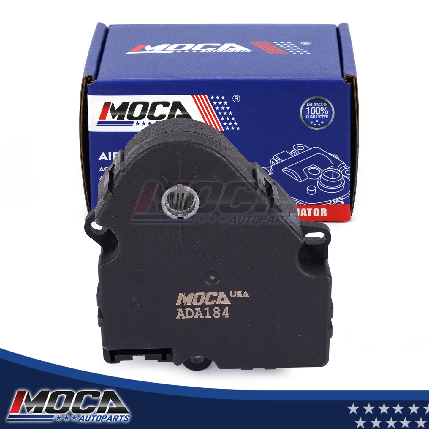 MOCA 604-184 HVAC Heater Air Blend Door Actuator Fit for 2009-2014 Cadillac Escalade & 2007-2014 Chevrolet Silverado 2500 3500 HD & 2009-2014 GMC Yukon