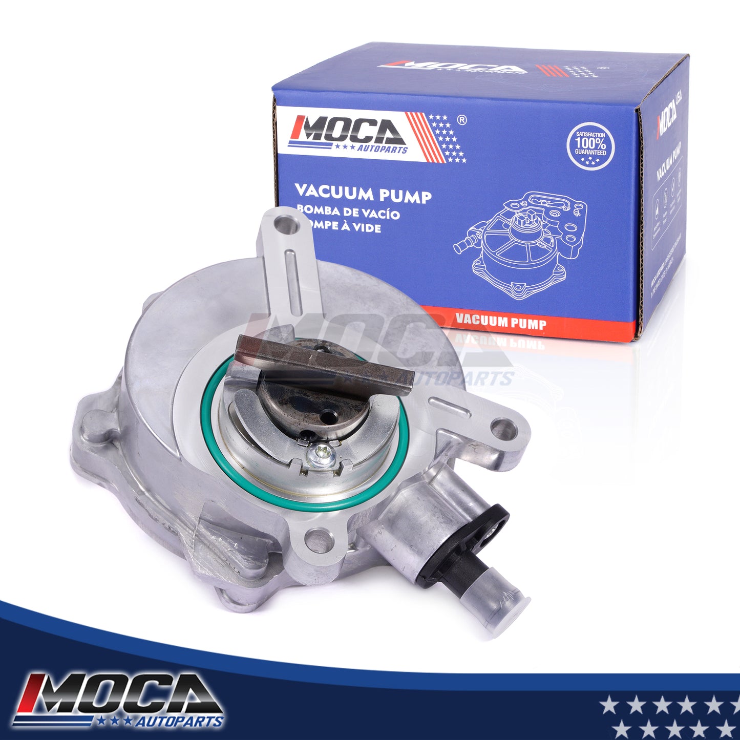 MOCA VCP159 Brake Vacuum Pump Fit for 2006-2013 BMW 650i 4.4L & 2004-2010 BMW X5 4.4L 4.8L & 2006-2010 BMW 550i 4.8L