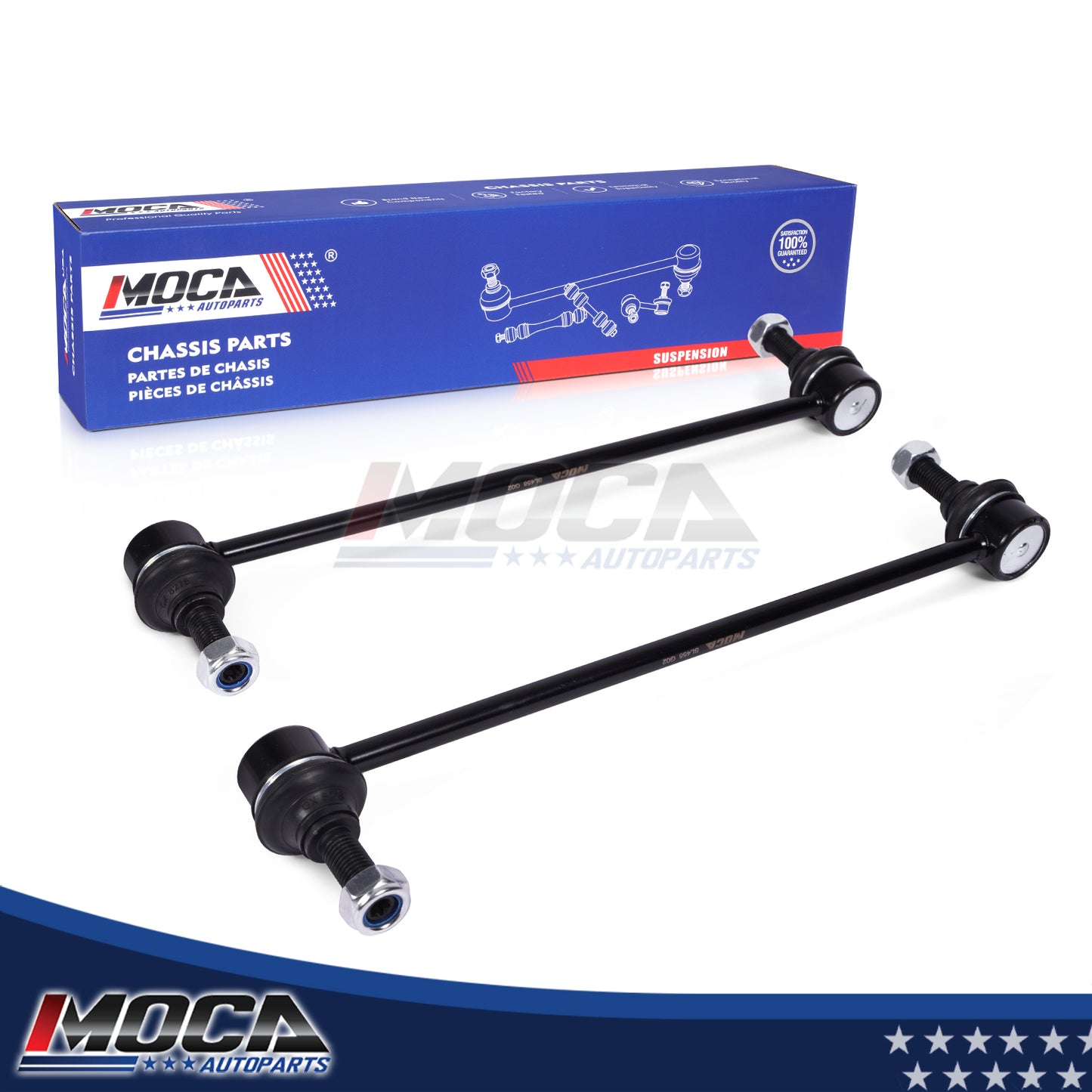 MOCA 2x Front Stabilizer Sway Bar End Links Fit for 2012-2017 Buick Verano & 2011-2015 Chevrolet Cruze Volt