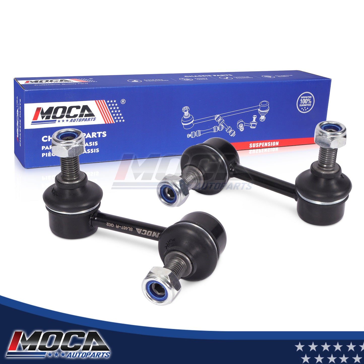 MOCA 2x Front Sway Bar End Links Fit for 2006-2011 Honda Civic & Acura CSX