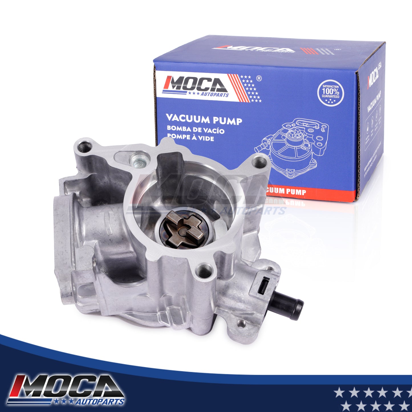 Bomba de vacío de freno MOCA VCP182 compatible con Audi Q3 Quattro 2.0L (2015-2018) y Audi A4 2.0L (2009-2016) y Audi A4 Quattro 2.0L (2010-2016)