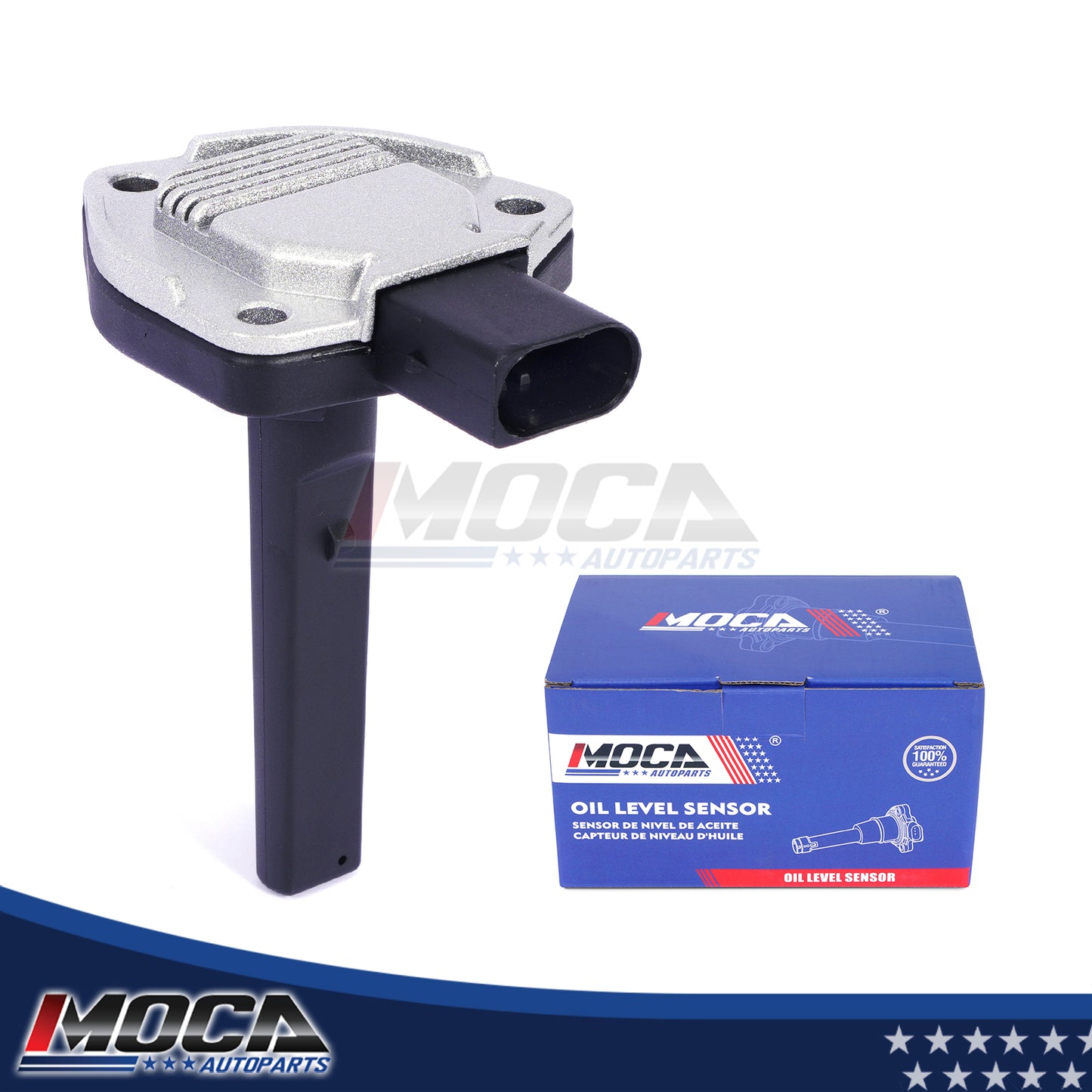 Sensor de nivel de aceite de motor MOCA FLS288 compatible con BMW 325xi 325i 2.5L (2001-2005), BMW 540i 4.4L (1999-2003) y BMW 323i 2.5L (1998-2000)