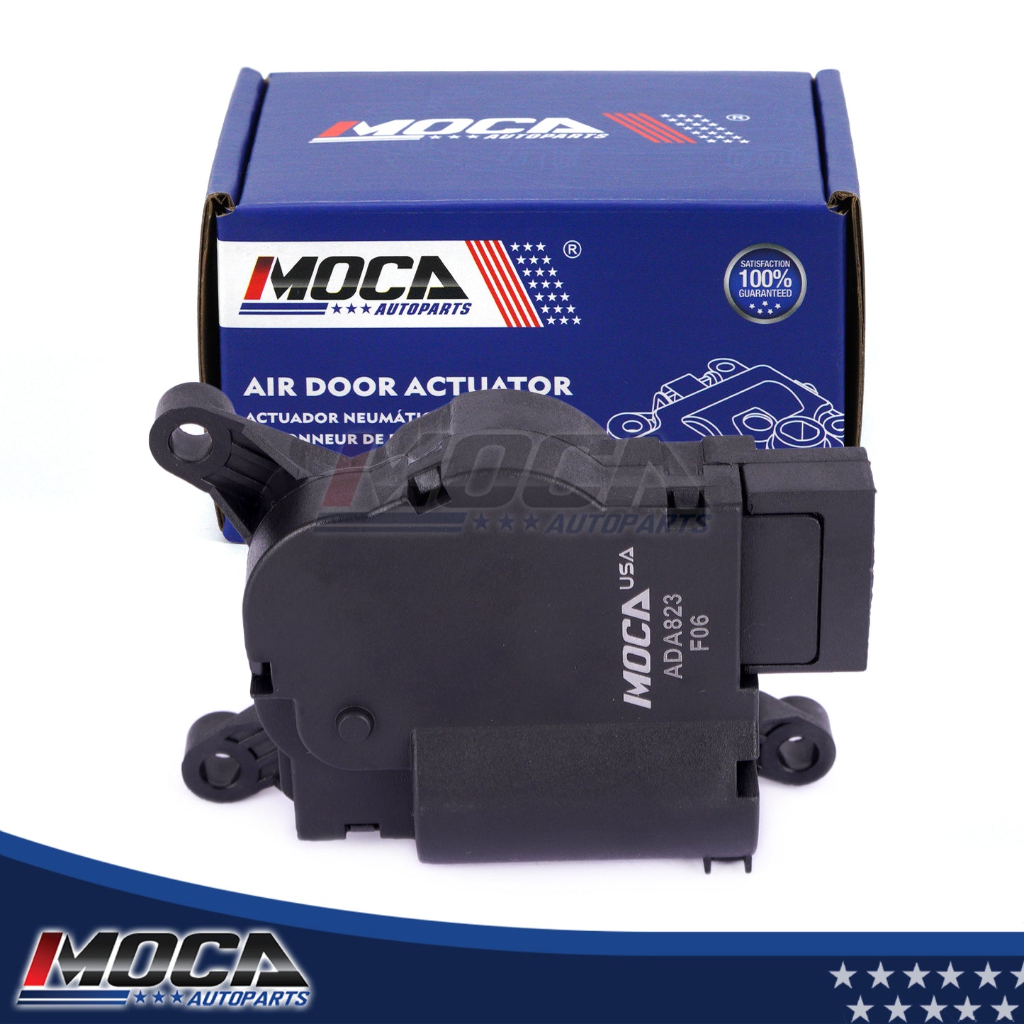 Actuador de puerta de mezcla de aire del calentador MOCA 604-823 HVAC apto para Audi A3 2015-2018, Volkswagen CC 2012-2017 y Volkswagen Tiguan 2012-2016
