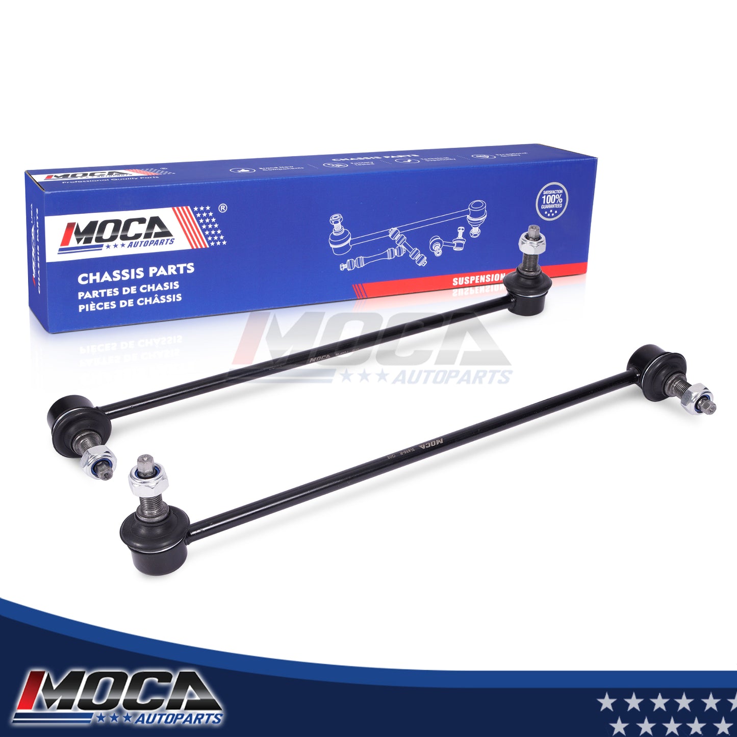 MOCA 13.82" 2x Front Stabilizer Sway Bars End Links Fit for 2011-2012 Hyundai Sonata & Kia Optima