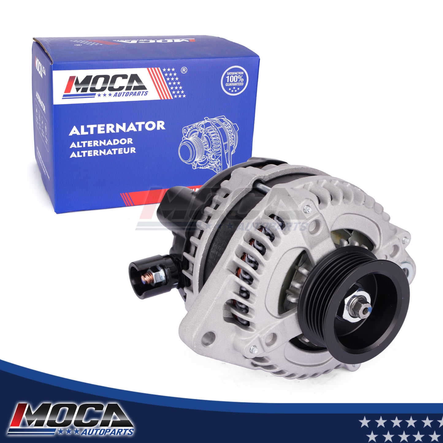 Alternador MOCA AN11150 compatible con Acura MDX 3.5L 2003-2006, Acura TL 3.2L 2004-2008 y Honda Pilot 3.5L 2005-2008