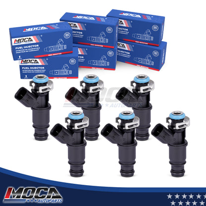 MOCA 6x Fuel Injectors FJ706 Fit for 2005-2009 Buick Allure 3.8L & 2005-2009 Buick LaCrosse 3.8L & 2004-2008 Pontiac Grand Prix 3.8L
