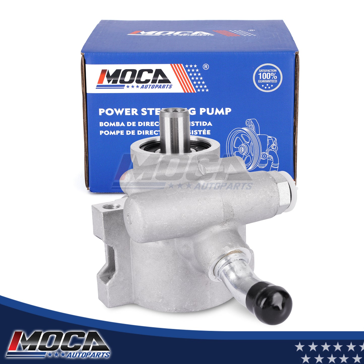 MOCA Power Steering Pump Fit for 1997-2004 Chevrolet Corvette 5.7L & 2008-2013 Chevrolet Corvette 6.2L & 2006-2013 Chevrolet Corvette 7.0L