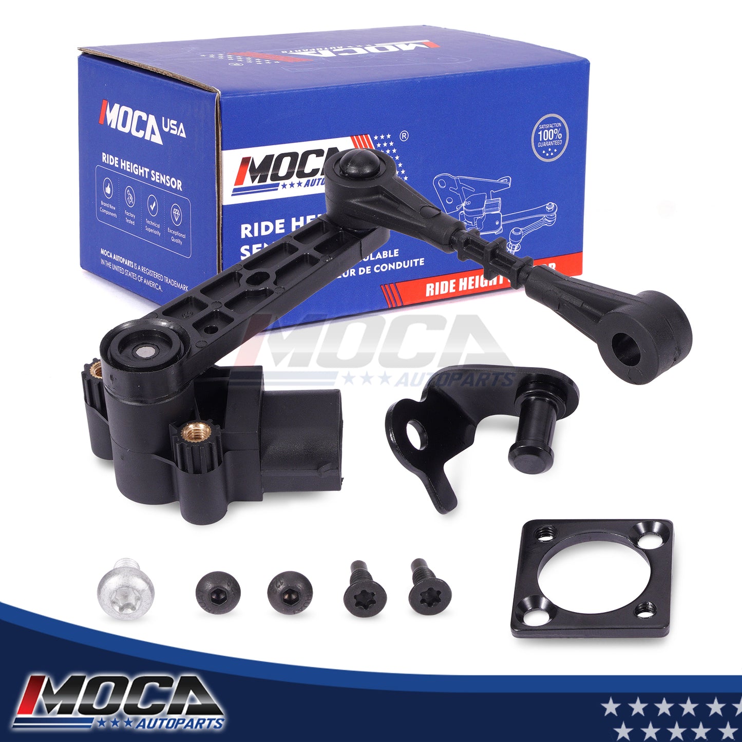 MOCA RH5059 Front Right Ride Height Level Sensor Fit for 2006-2009 Land Rover Range Rover Sport 4.2L 4.4L