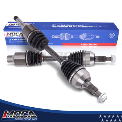 MOCA 2x Front Left & Right CV Axle Assembly Fit for 2010-2015 Chevrolet Equinox & 2010-2015 GMC Terrain