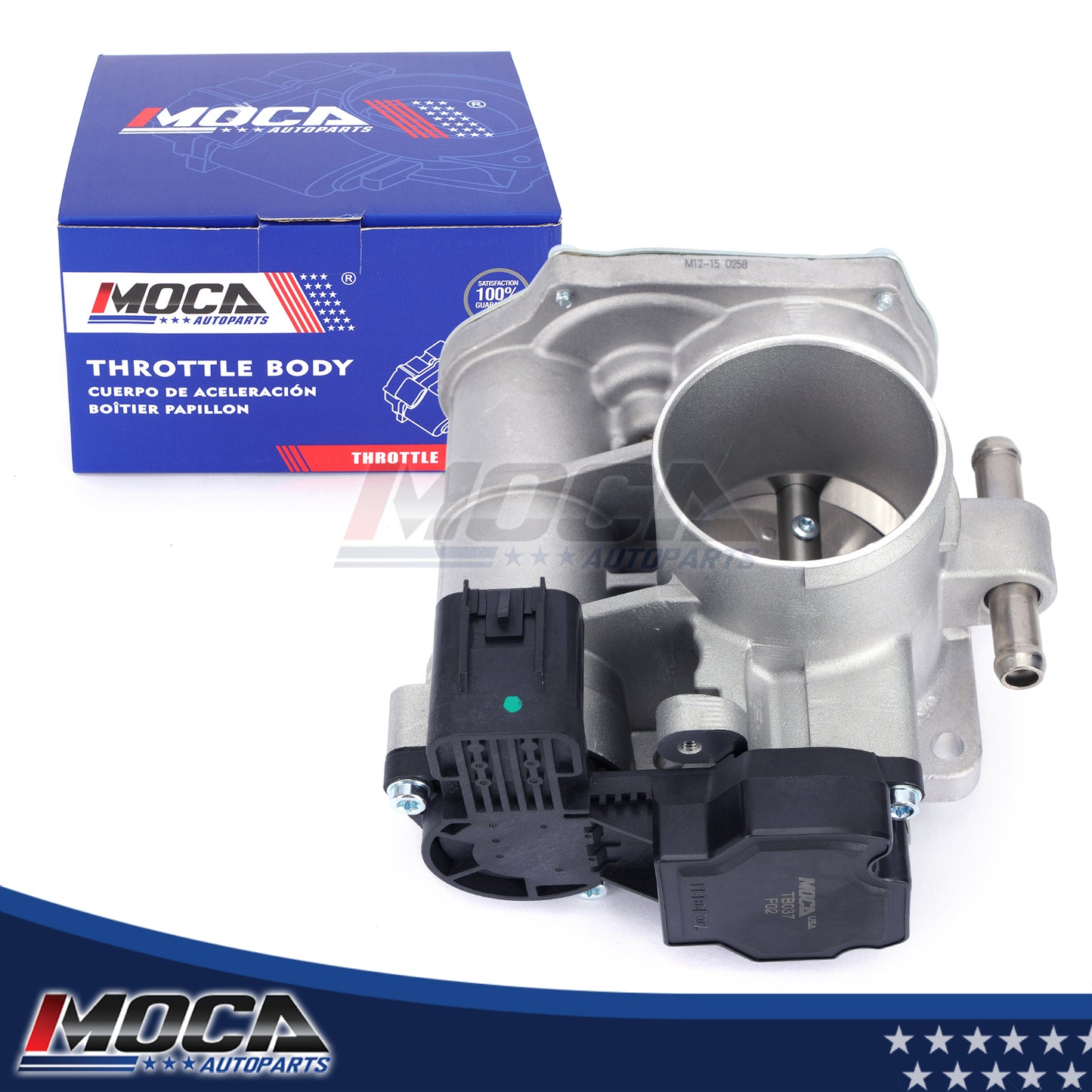 Cuerpo del acelerador MOCA compatible con Chevrolet Aveo Aveo5 L4 1.6L 2006-2008 y Pontiac Wave L4 1.6L 2006-2008