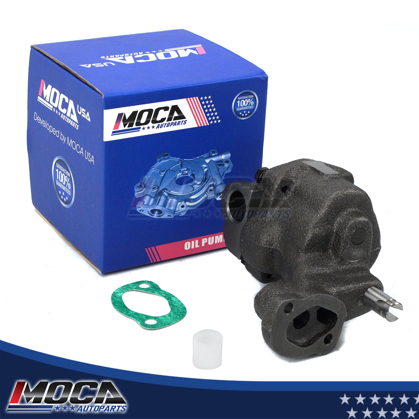 Bomba de aceite de alto volumen MOCA compatible con Buick Roadmaster 5.7L (1992-1996), Chevrolet Astro 4.3L (1986-2005), GMC Savana 2500 4.3L (1996-2005) y Pontiac Firebird 5.7L (1993-1997)