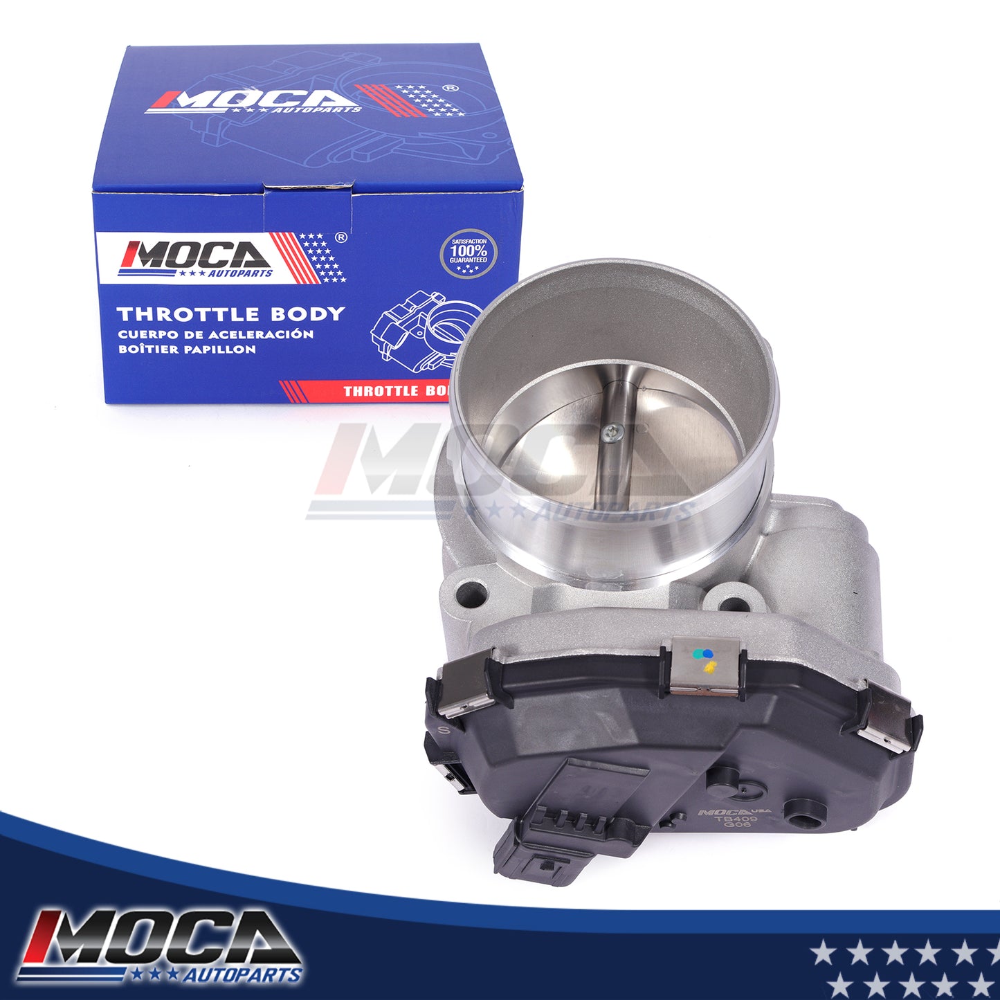Cuerpo del acelerador MOCA S20409 compatible con Ford Police Interceptor Utility 3.3L (2020-2025), Ford F-150 3.5L (2017-2024) y Lincoln Navigator 3.5L (2018-2023)