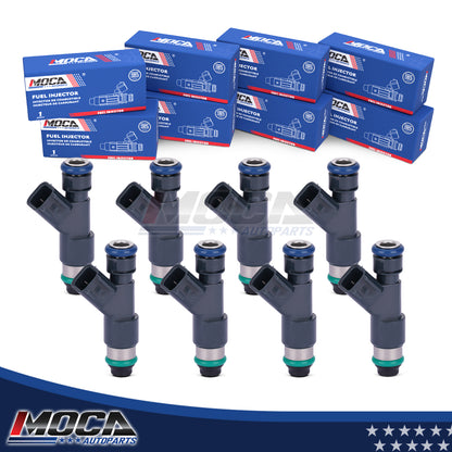 Inyectores de combustible MOCA 8x FJ977 compatibles con Chevrolet Tahoe Avalanche 5.3L 2007-2009 y GMC Yukon Yukon XL 1500 5.3L 2007-2009