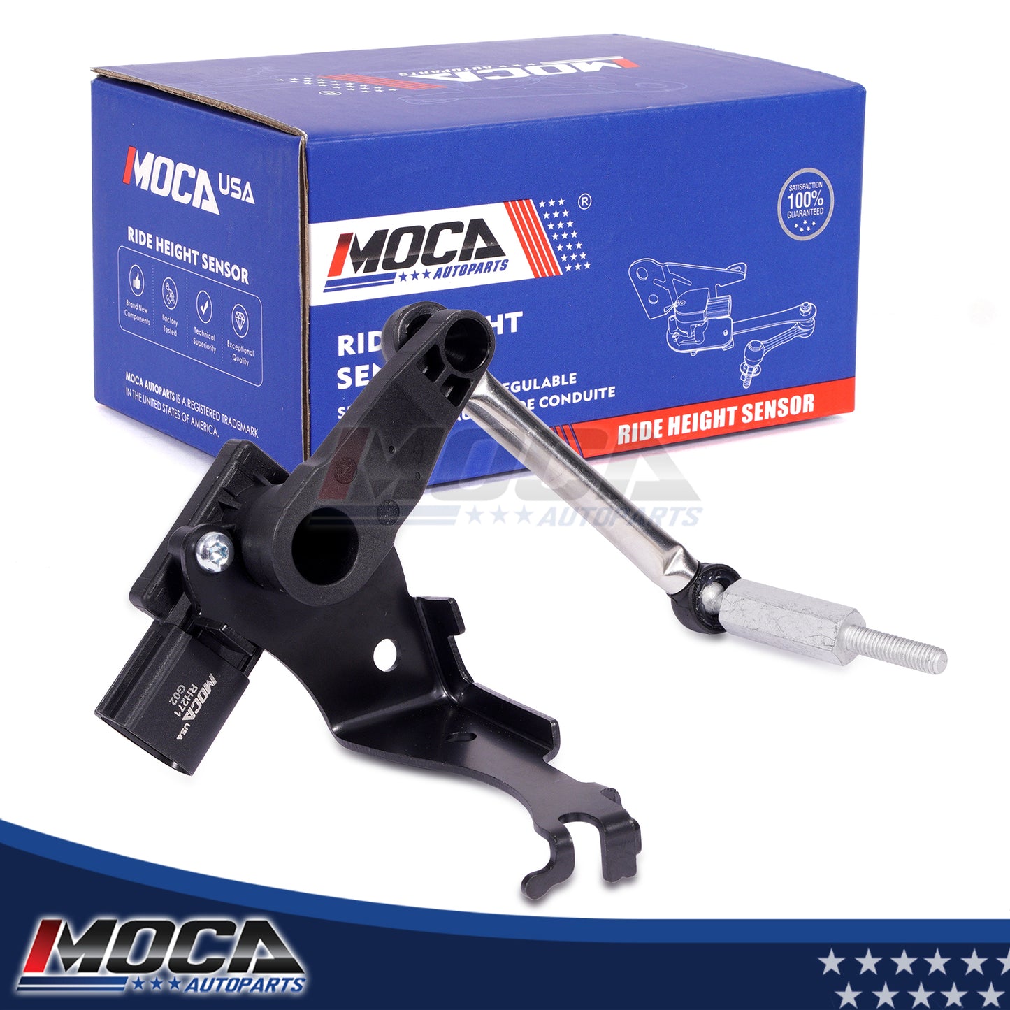 Sensor de altura de nivelación MOCA RH4271 delantero derecho para Audi Q5 2.0L (2018-2024), Audi SQ5 3.0L (2018-2024) y Audi A6 Quattro 2.0L (2019-2024)