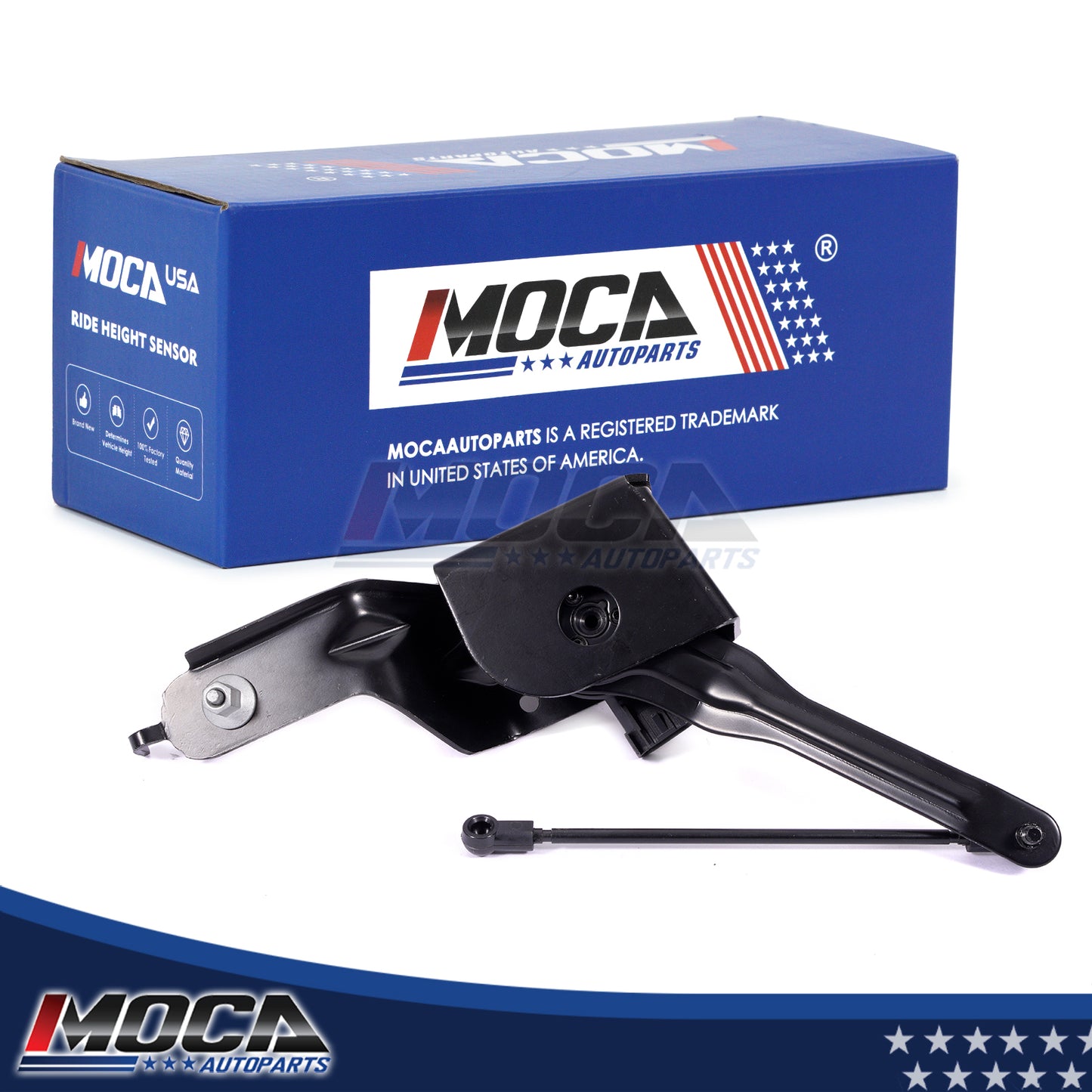 Sensor de altura de nivelación MOCA RH5231 delantero derecho para Chevrolet Silverado 1500 (4,3 L, 5,3 L y 6,2 L) y GMC Sierra 1500 (4,3 L, 5,3 L y 6,2 L) (2015-2018)