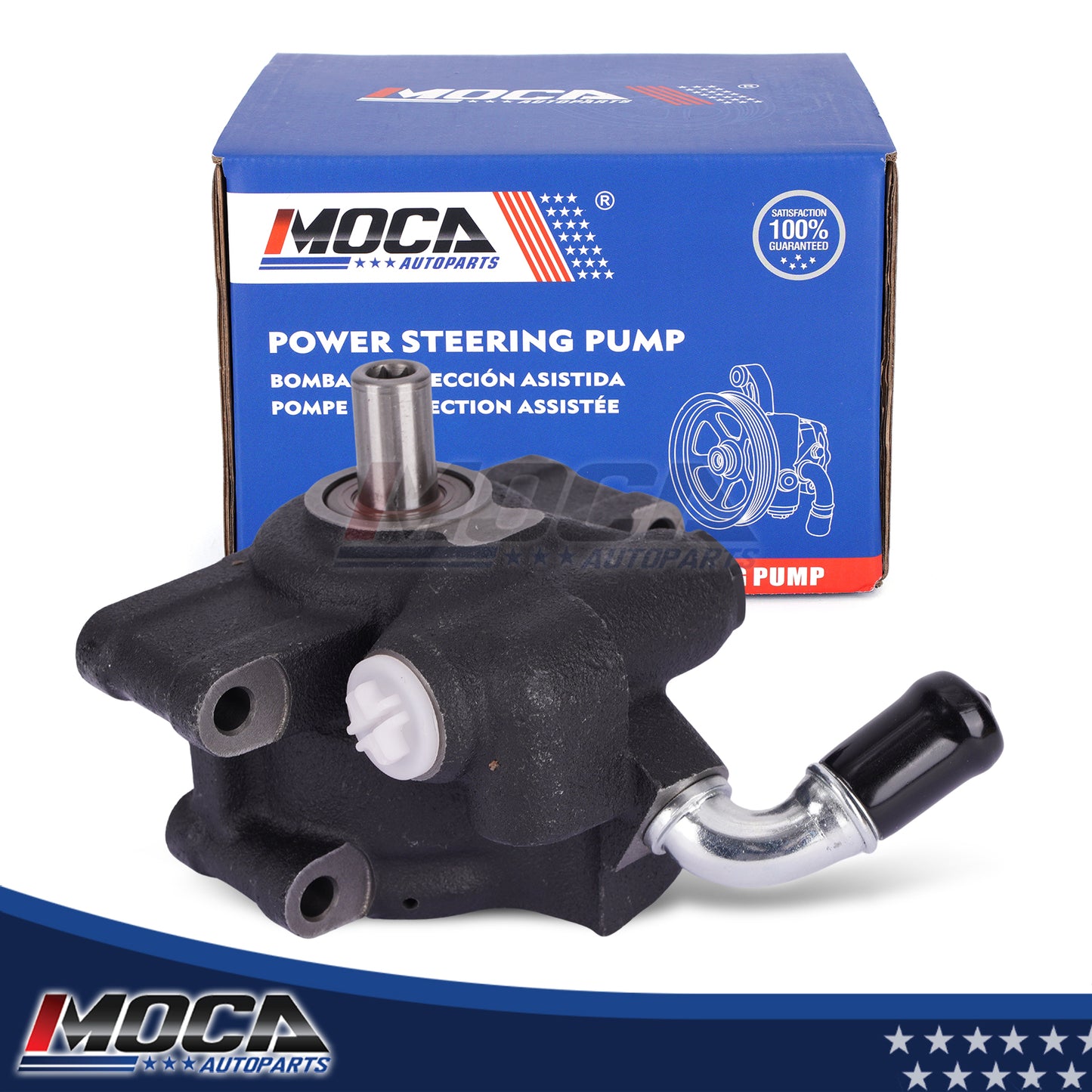 Bomba de dirección asistida MOCA compatible con Ford Explorer V8 4.6L 2006-2010 y Mercury Mountaineer V8 4.6L 2006-2010