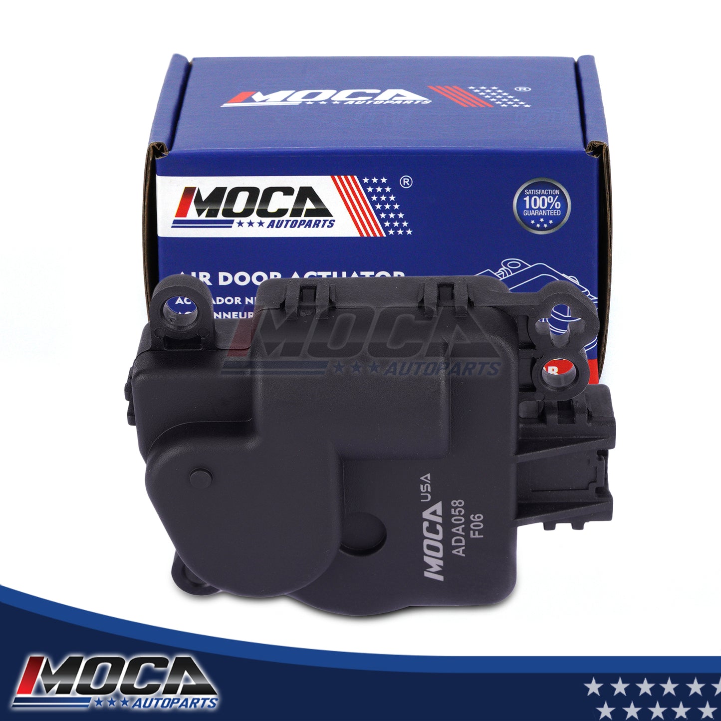 MOCA 604-058 HVAC Heater Air Blend Door Actuator Fit for 2014-2023 Dodge Durango Auxiliary