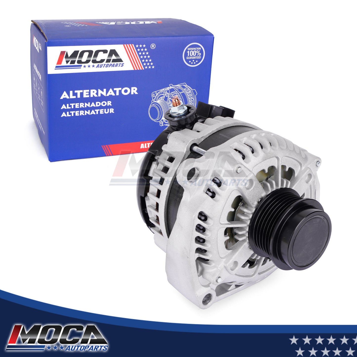 Alternador MOCA N42093 compatible con Chevrolet Camaro 6.2L 2016-2023 y GMC Yukon Yukon XL 5.3L 6.2L 2015-2020 y Cadillac Escalade 6.2L 2015-2020