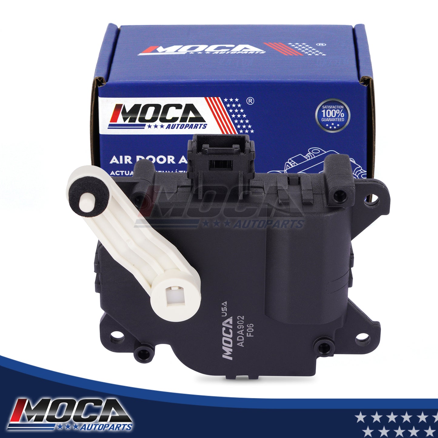 Actuador de puerta de mezcla de aire del calentador MOCA 604-902 HVAC. Compatible con Toyota Highlander 2.4L (2001-2007), Lexus RX330 3.3L (2004-2006) y Lexus RX400h 3.3L (2006-2008).