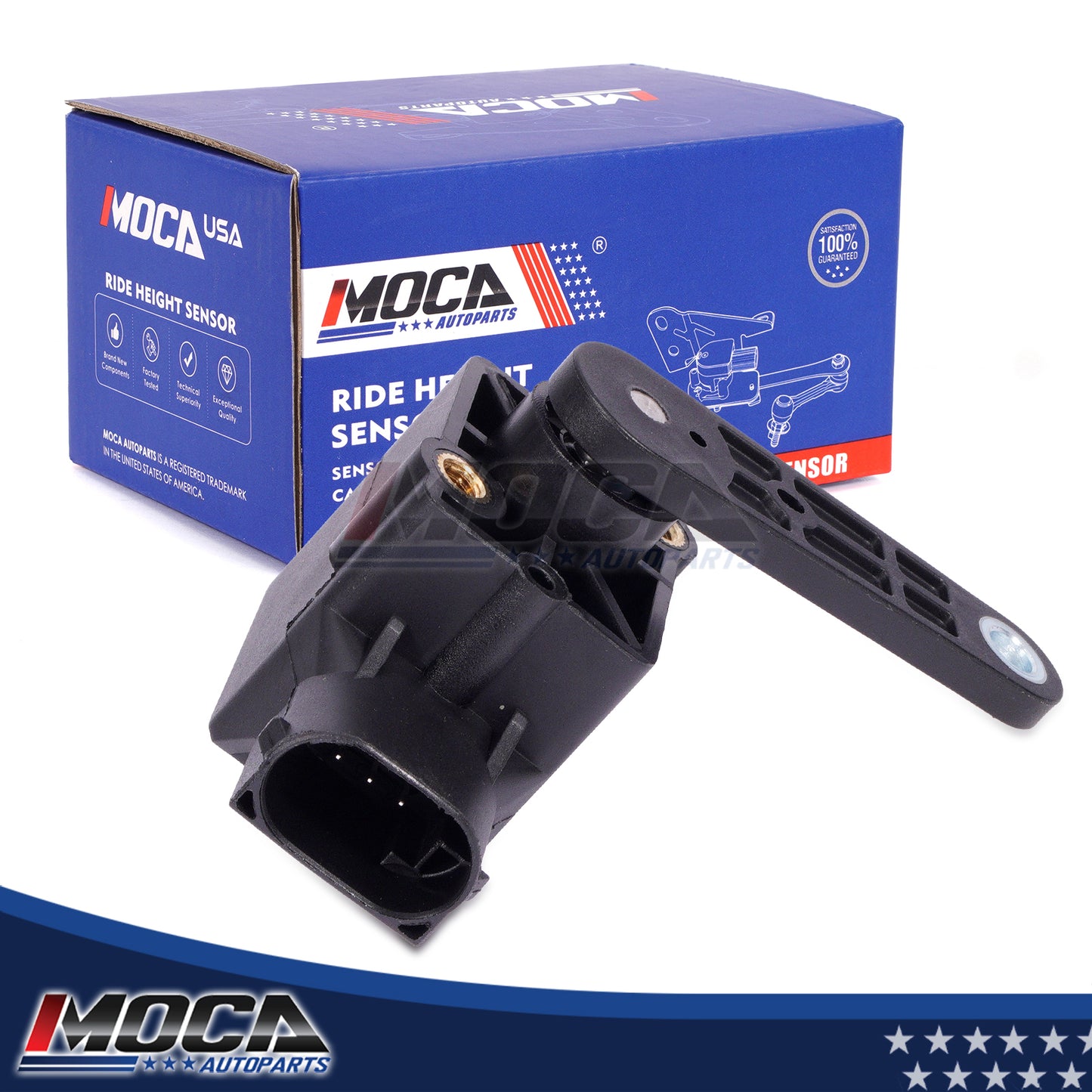 Sensor de altura de nivelación MOCA 926-200 delantero o trasero compatible con Mercedes-Benz CL600 5.5L 2003-2014 y Mercedes-Benz S600 5.5L 2003-2013 y Mercedes-Benz S65 AMG 6.0L 2005-2013