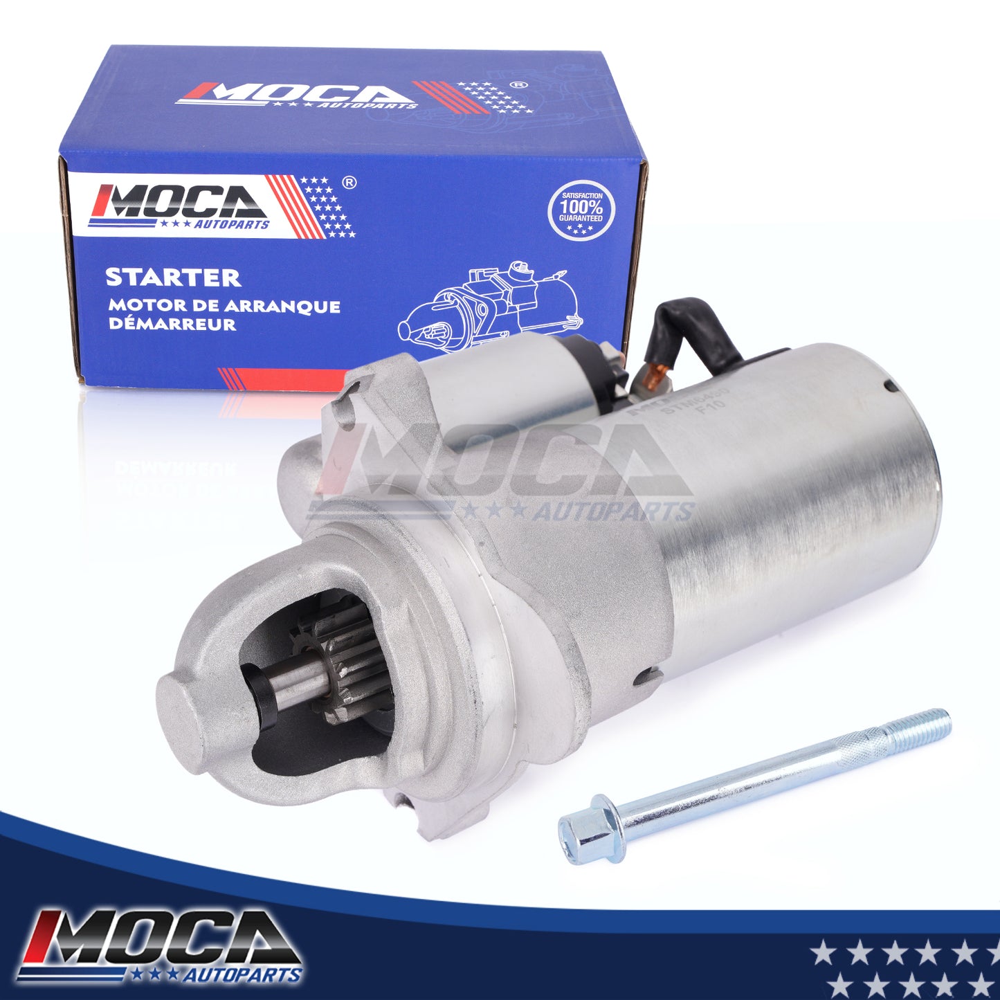 MOCA Starter Motor 6490 Fit for 2004-2006 Chevrolet Colorado 2.8L 3.5L & 2002-2005 Chevrolet Trailblazer 4.2L & 2003-2005 Isuzu Ascender 4.2L