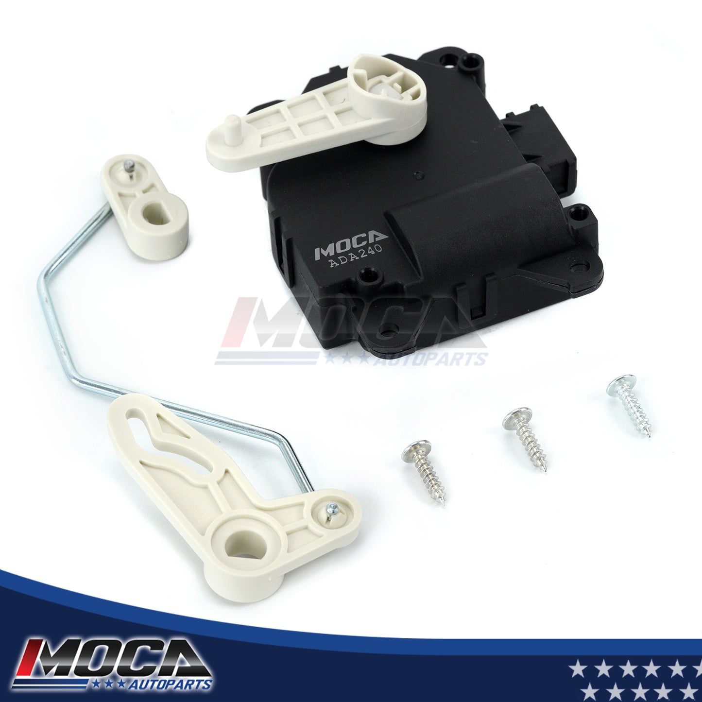 MOCA 604-240 Actuador de puerta de mezcla de aire del calentador HVAC principal derecho. Compatible con Ford Edge 2.0L 2012-2014, Lincoln MKX 3.5L 2007-2010 y Lincoln Mkx 3.7L 2011-2015.