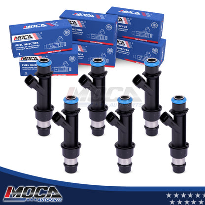 MOCA 6x Fuel Injectors FJ319 Fit for 2002-2007 Chevrolet Trailblazer 4.2L & 2002-2007 GMC Envoy 4.2L & 2004-2007 Buick Rainier 4.2L