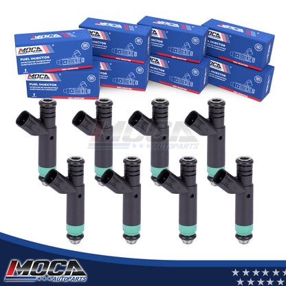 MOCA 8x Fuel Injectors FJ475 Fit for 2001-2007 Dodge Dakota Durango 4.7L & 2001-2007 Jeep Grand Cherokee 4.7L