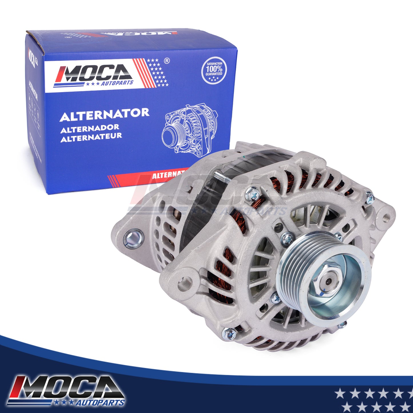 MOCA N11341 Alternator Fit for 2007-2018 Nissan Altima 3.5L & 2009-2014,2017-2018 Nissan Murano 3.5L